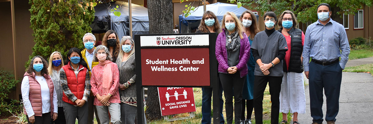 Southern Oregon University Student Health and Wellness Center Care Team at SOU